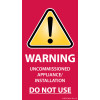Uncommissioned Appliance Labels (packs of 25)